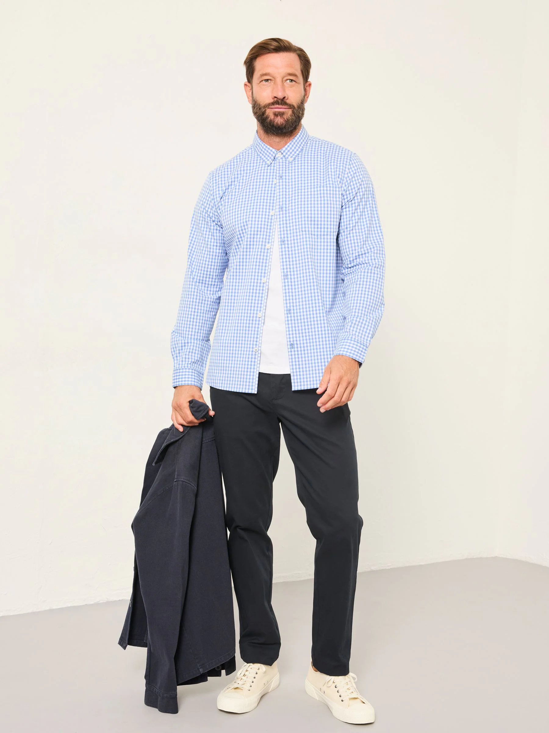 FatFace Long Sleeve Gingham Check Shirt