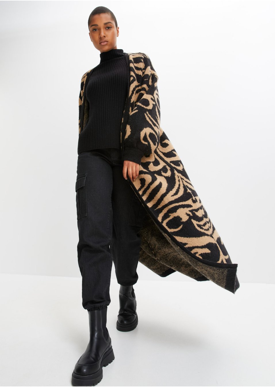 Manteau en maille