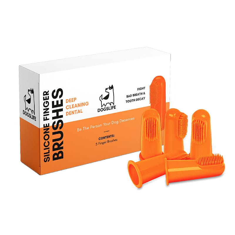 DogsLife Silicone Finger Toothbrushes Hond Kat 5 stuks | 13002