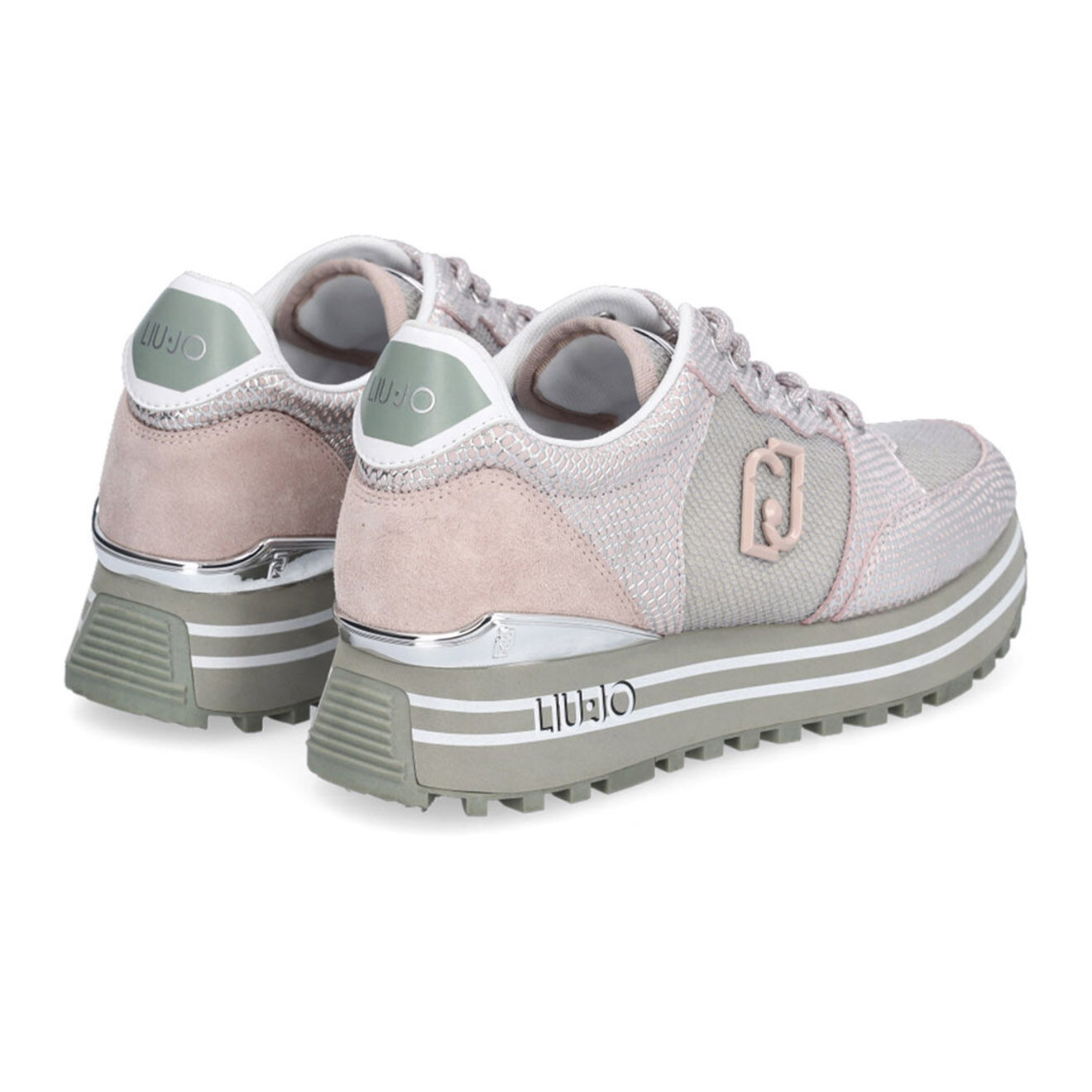 Liu-Jo Sneakers en Cuir Lison roses