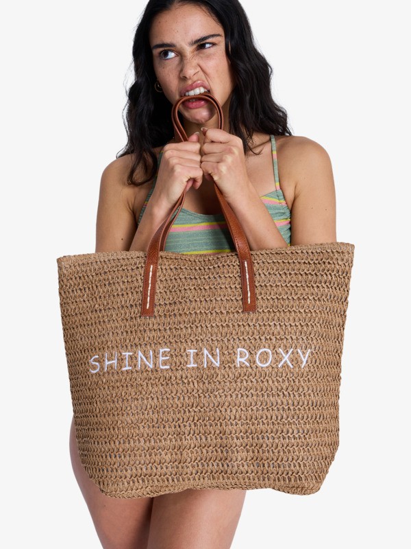 In The Tropics Tote bag Marron Femme