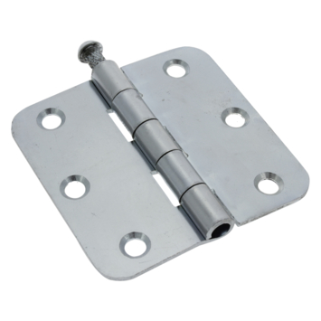 KARWEI Scharnier 75x75mm verzinkt met afgeronde hoeken