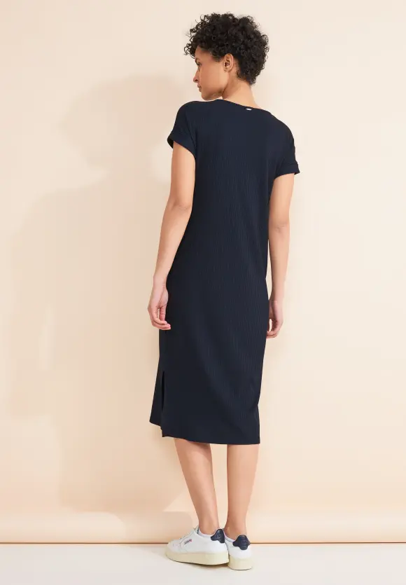 Easy Ripp Kleid - deep blue