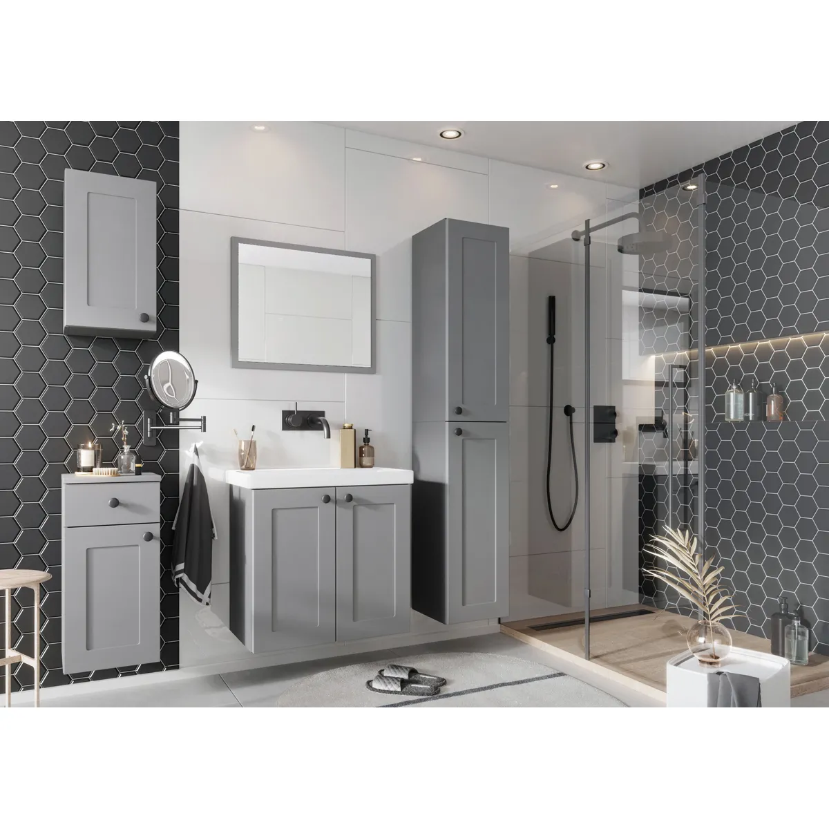 Pegane Sofia Gris Mat
