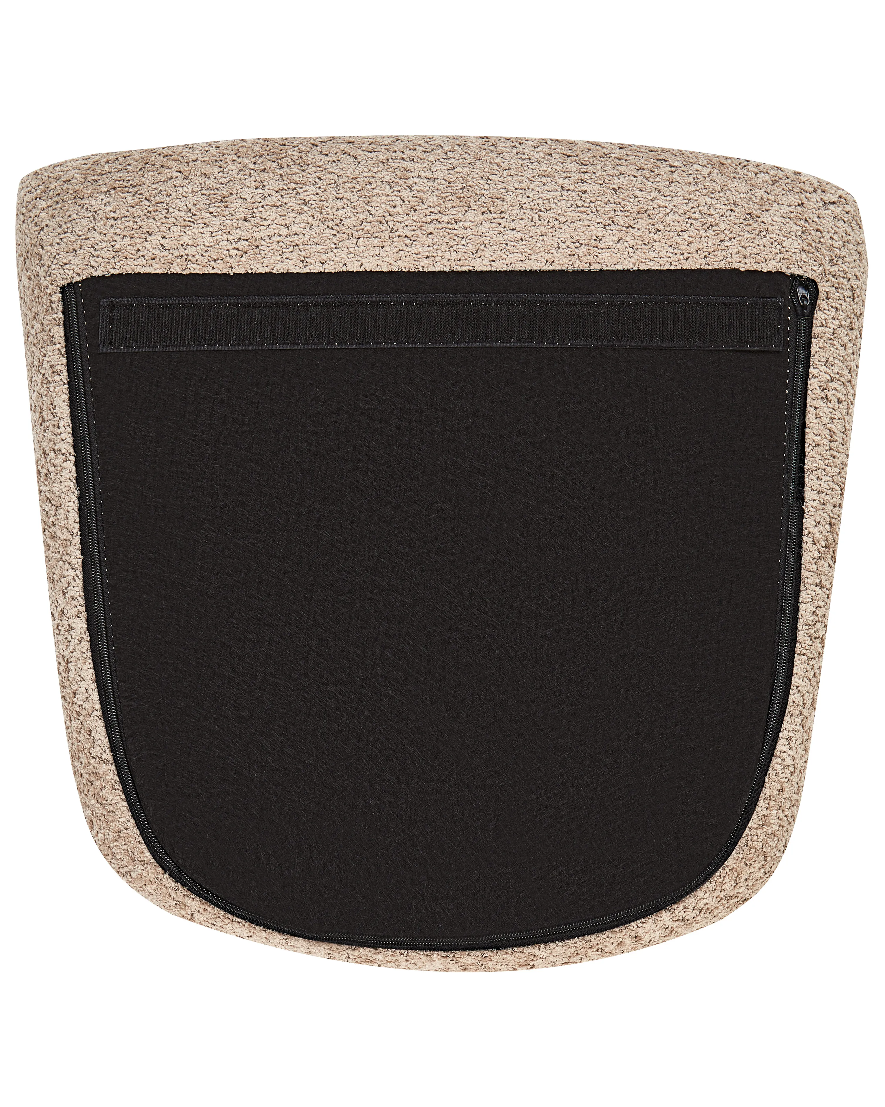 Schommelstoel ANASET Bouclé Zandbeige