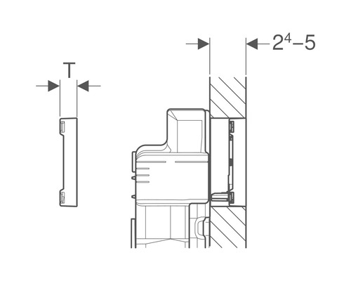GEBERIT Sigma 60 bedieningsplaat, frame chroom gepolijst / knop chroom geborsteld 115.796.GH.1