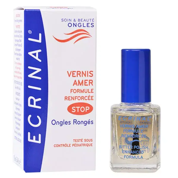Esmalte amargo Ecrinal para unhas que para de roer, 10ml