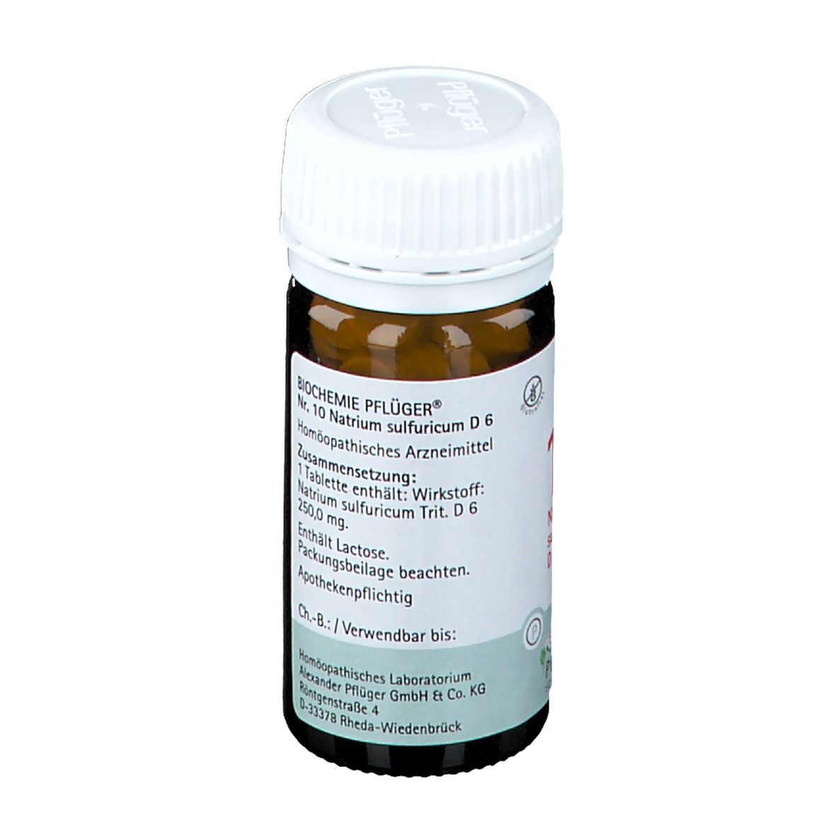 Biochemie Pflüger® Nr. 10 Natrium sulfuricum D6 Tabletten