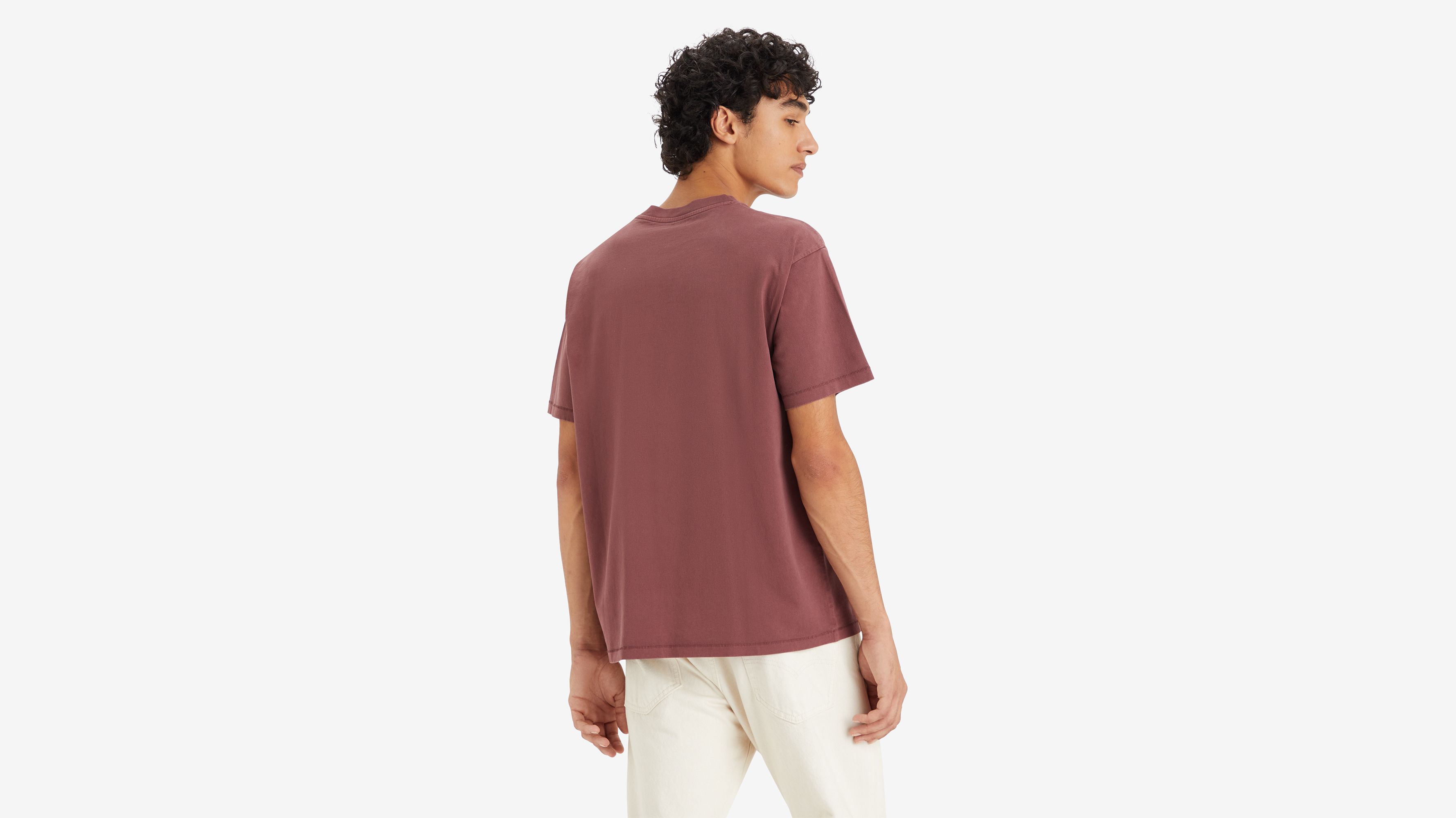 Levi's® t-shirt vintage Red Tab™ - Red Mahogany Garment Dye Red Mahogany - Bleu