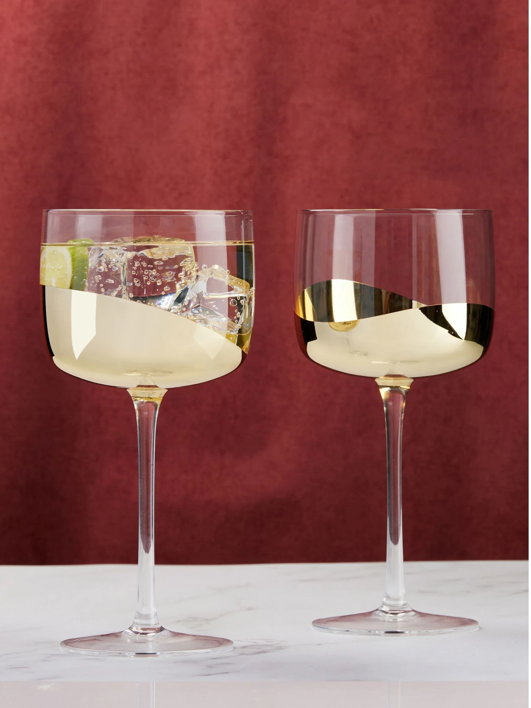 Anton Studio Designs Set of 2 Wave Gin Glasses