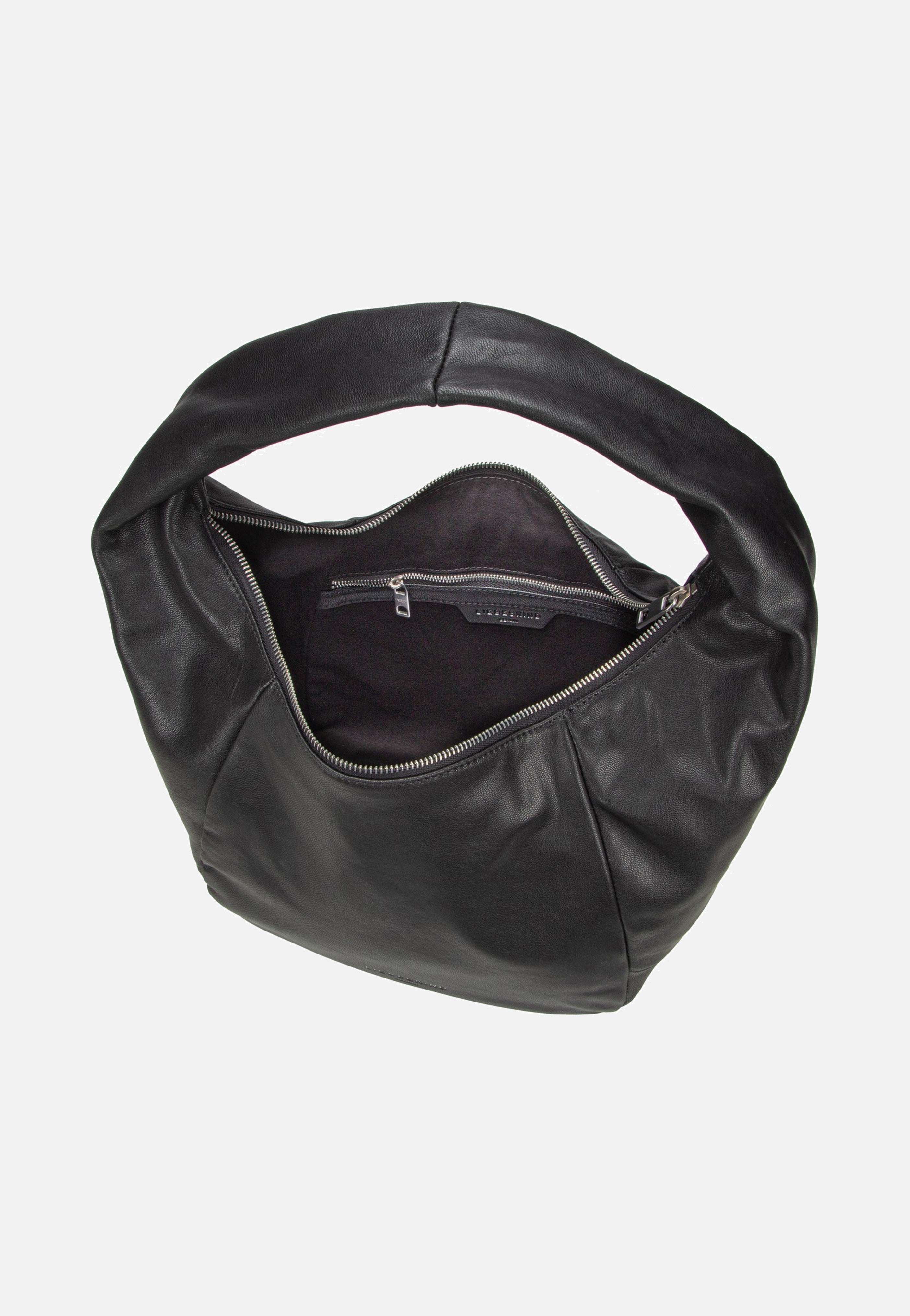 Farrah Hobo M Vintage Goat Black - Hobo Bag