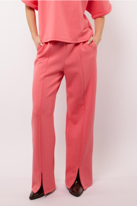 Fluresk roze dames broek