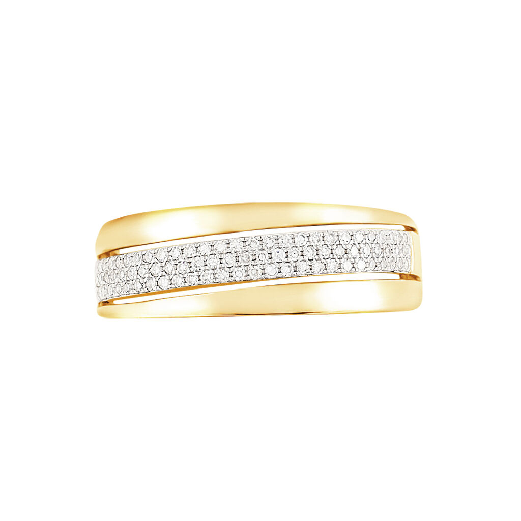 Bague Tima Or Jaune Diamant