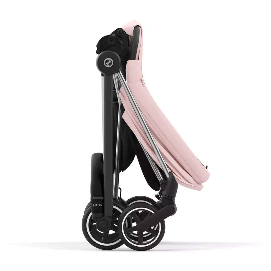 cybex PLATINUM Kombikinderwagen New Mios Chrome Black Peach Pink