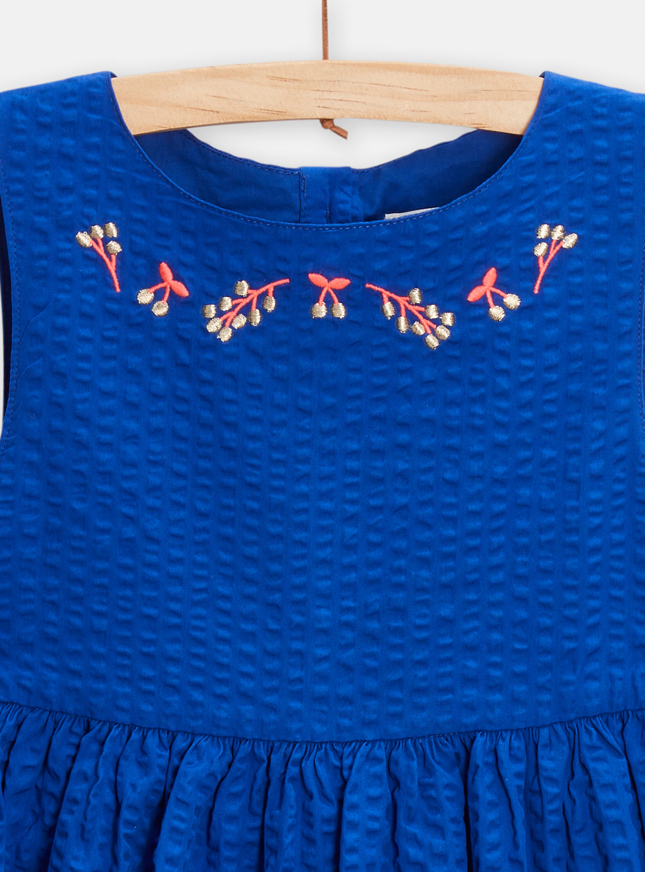 Girl's blue dress