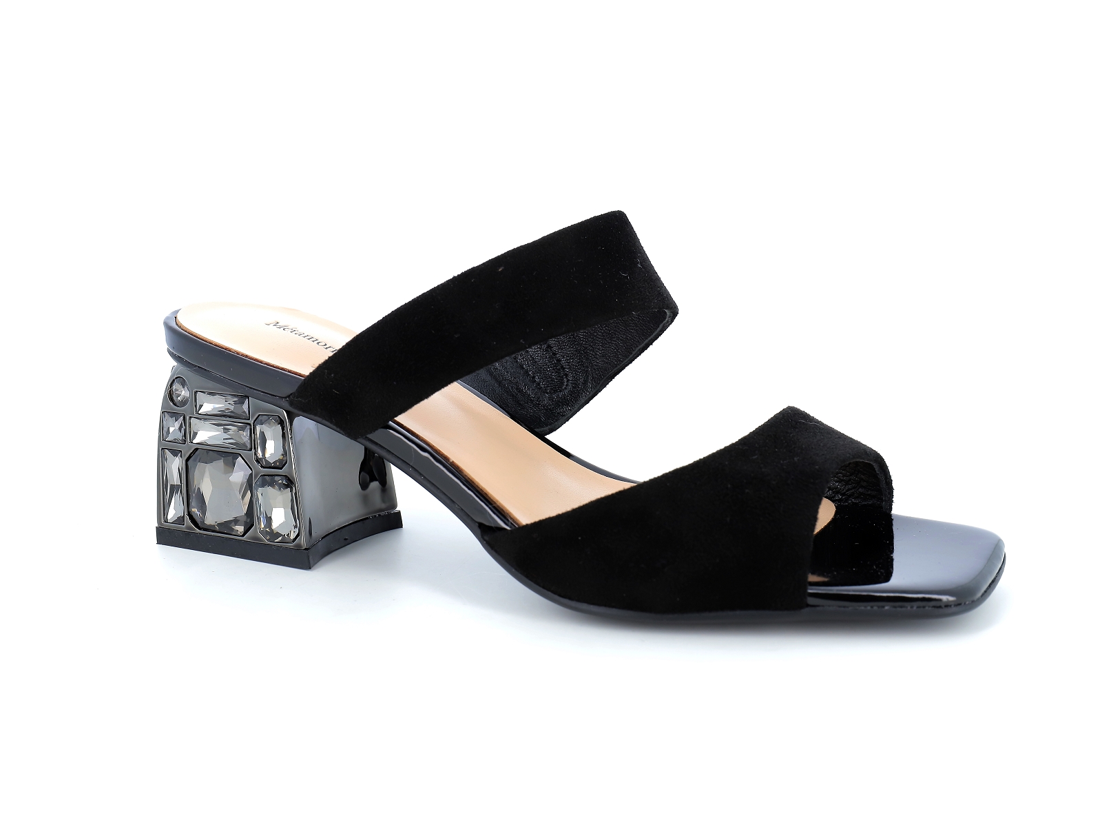 Metamorf ose-NABATTUE Nubuck Velours Noir