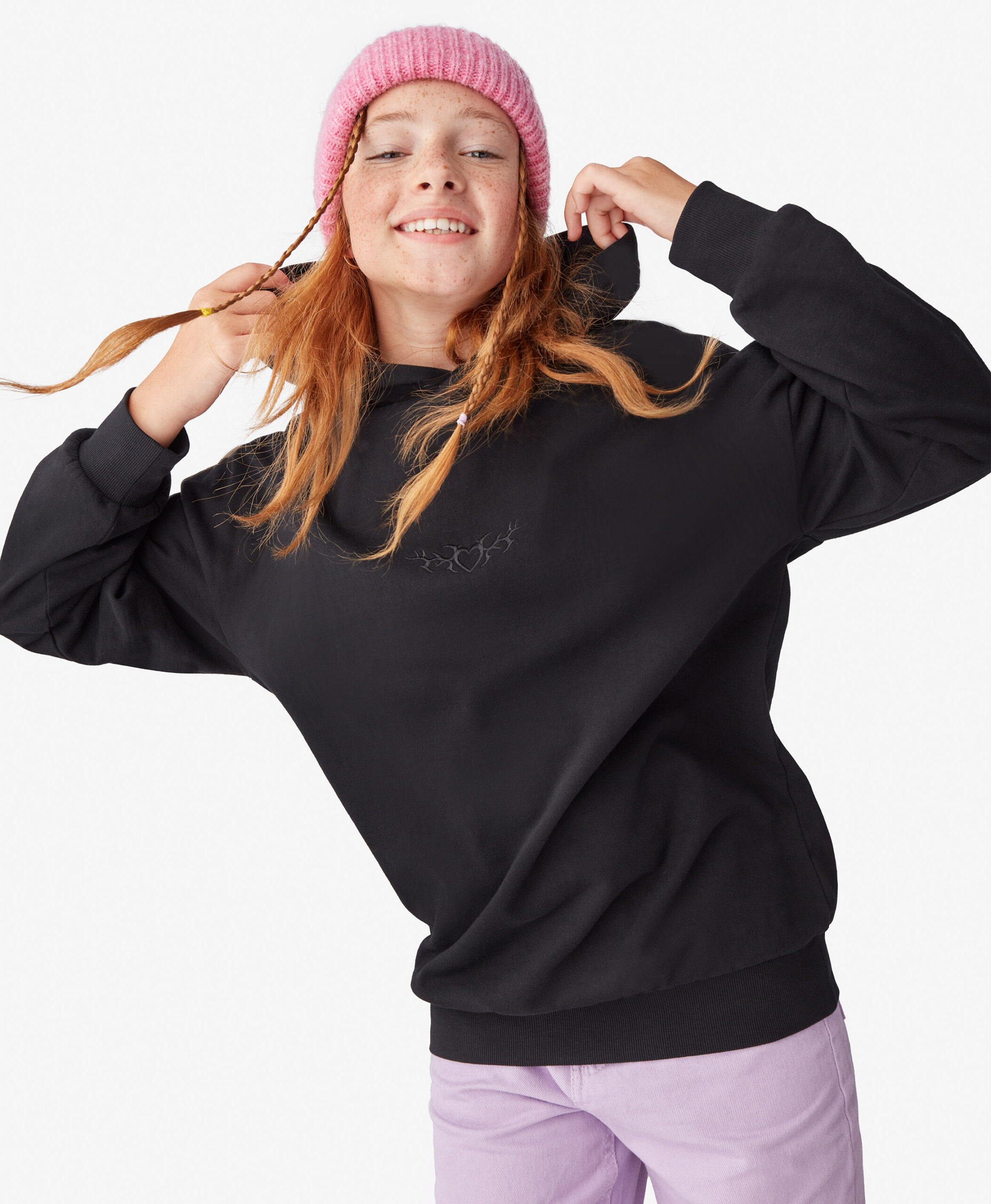 Sweatshirt, 100% Baumwolle