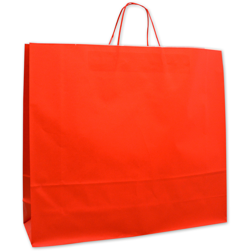 Elco Papiertragetaschen, rot, 55 x 49 x 15 cm, 25 Stück