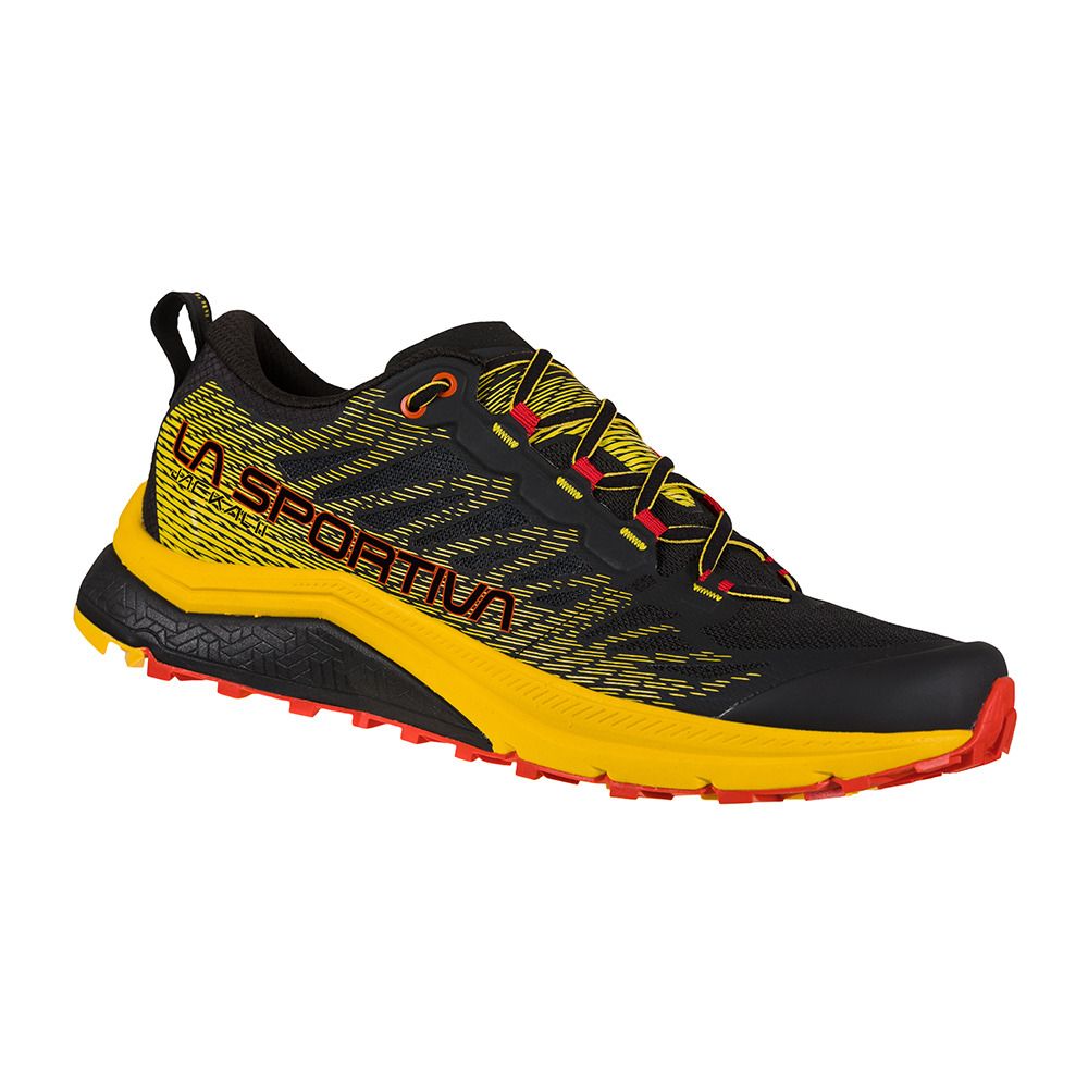 La Sportiva JACKAL II - Chaussures trail Homme black/yellow