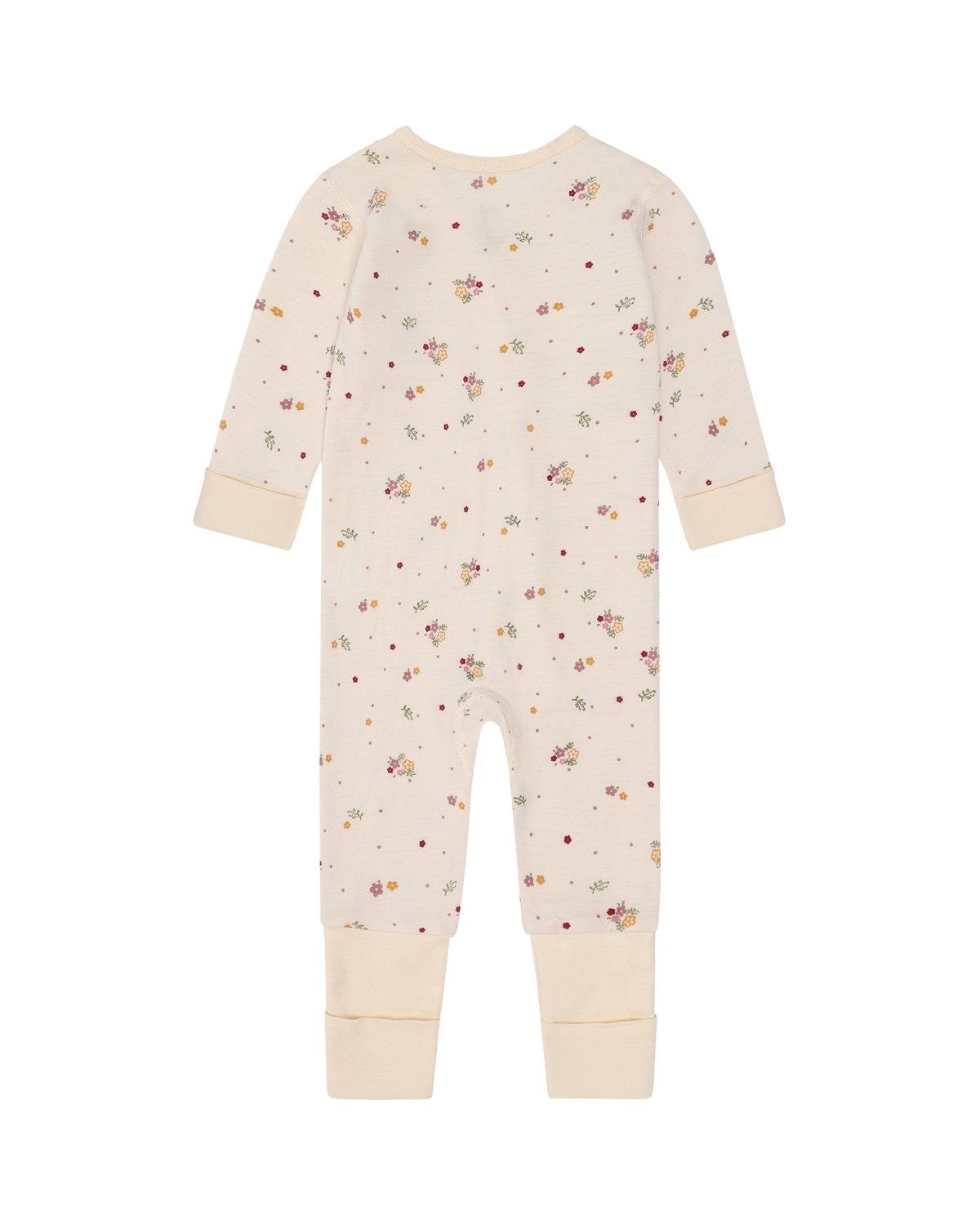 Ullpysj Baby – Heldress med trylleføtter – Ull/Bambusviskose | Mobi Flora