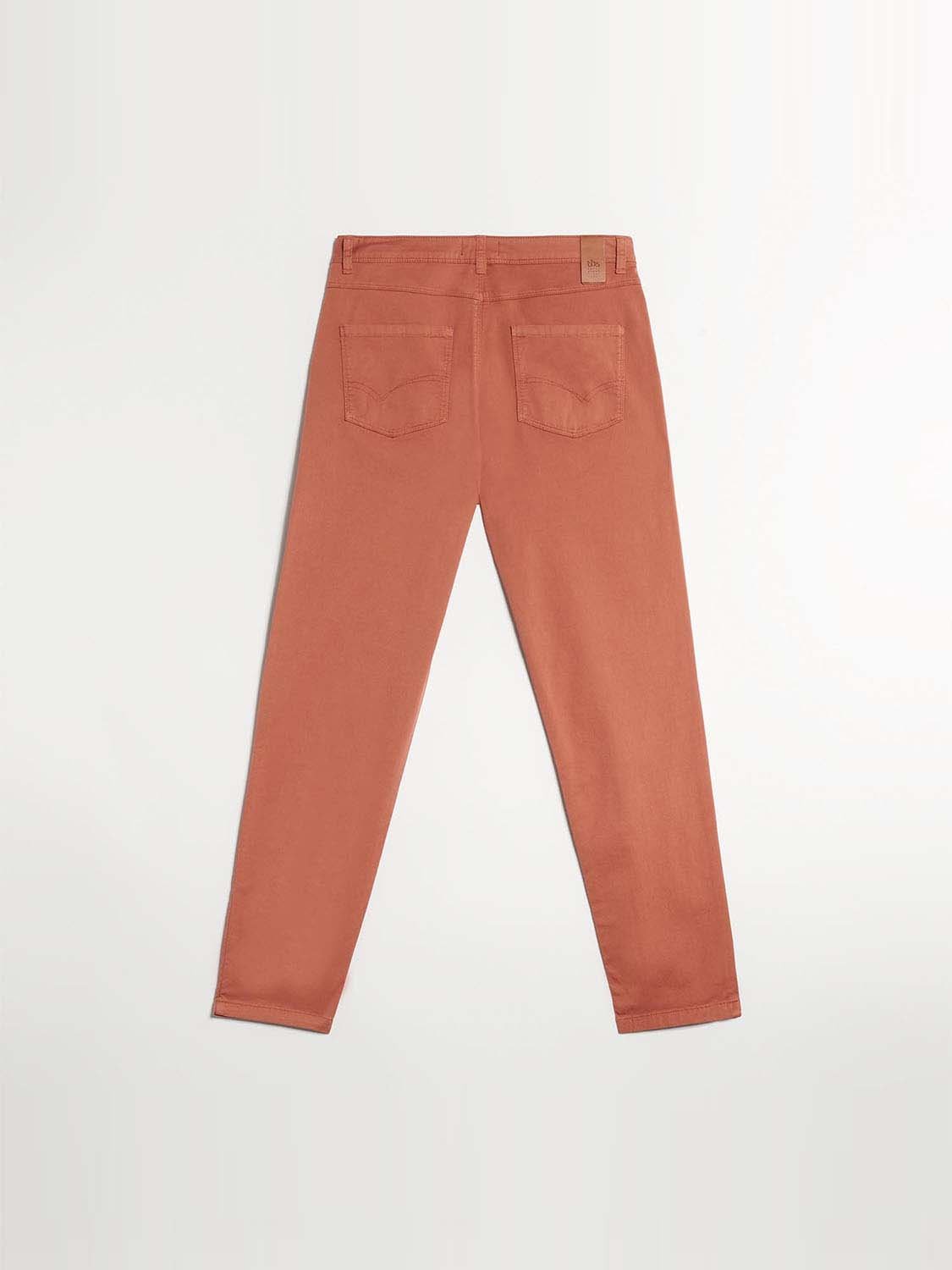 Pantalon Femme 7\/8 Coton Biologique Orange