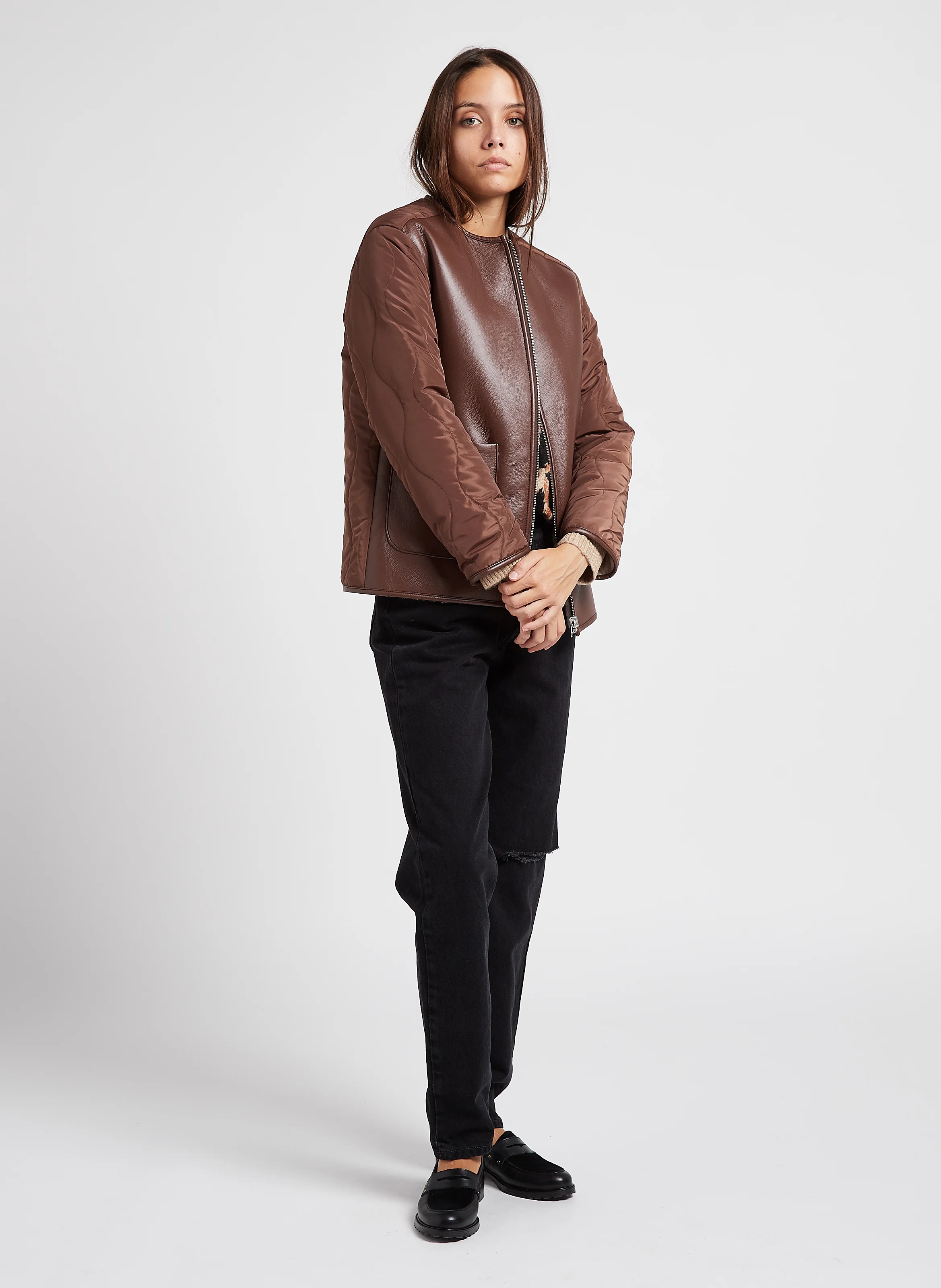 501 81 - Jean droit en coton | Noir