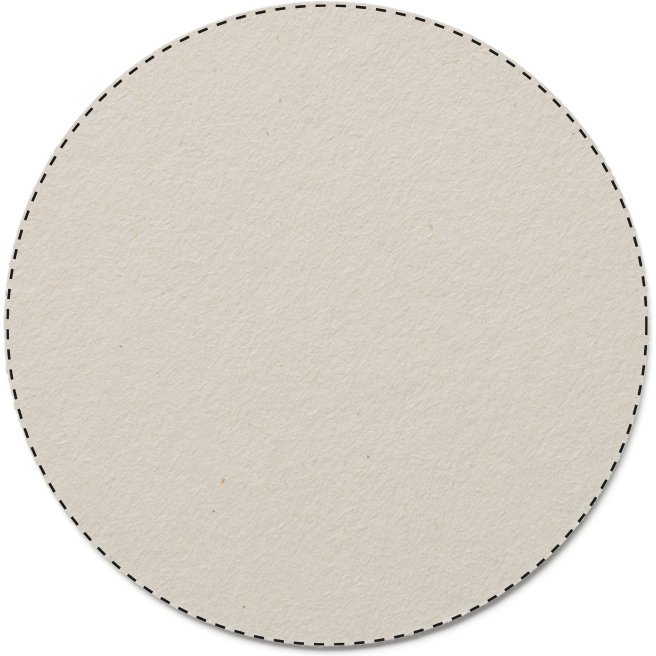 Sous-bock publicitaire rond - marquage multicolore