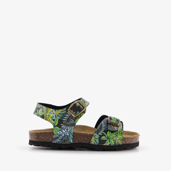 Groot leren kinder sandalen met print