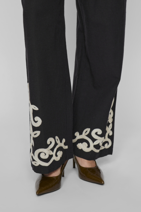 Vila zwarte dames broek