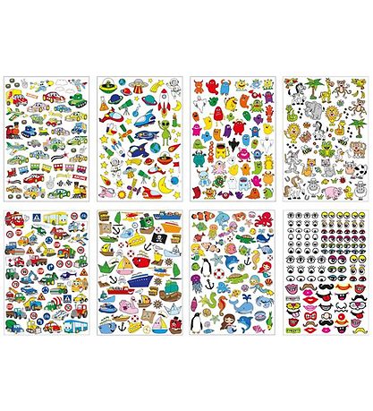 Playbox Stickers - 500 st. Fahrzeuge/Boote/Tier/m. m.