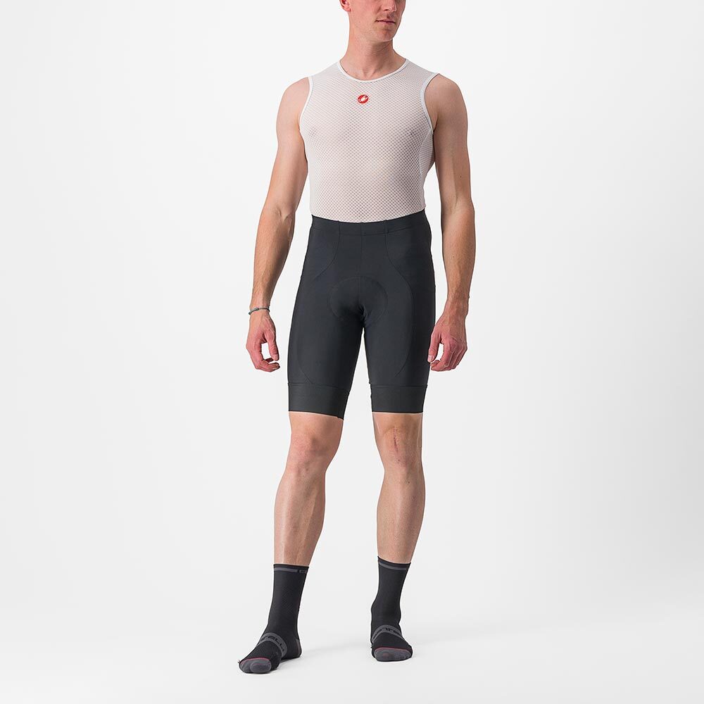 Castelli Entrata 2 Fietsbroek Kort Zonder Bretels Zwart Heren