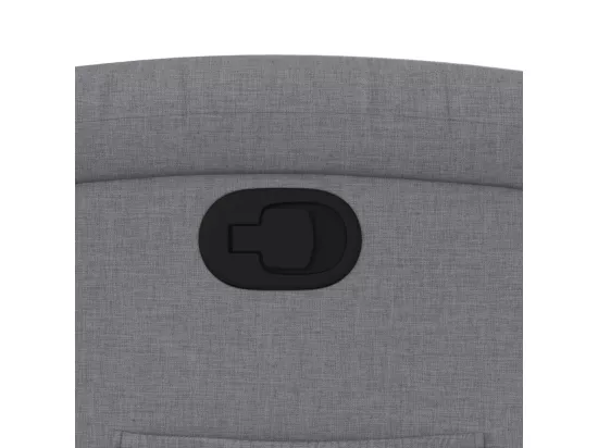 Fauteuil inclinable Gris clair Tissu
