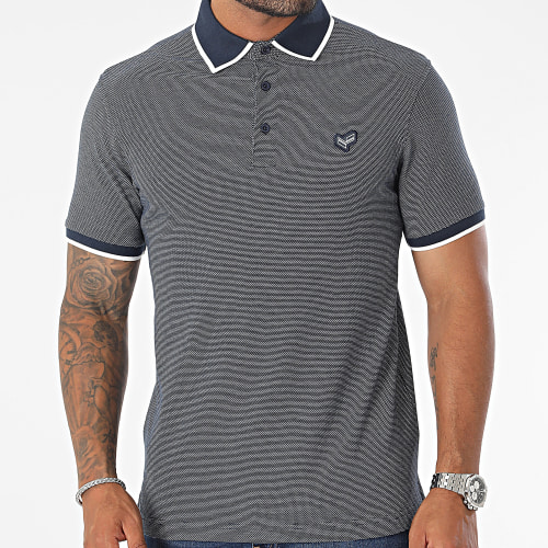 Polo Manches Courtes Roman Bleu Marine
