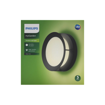 Philips buitenlamp Actea zwart