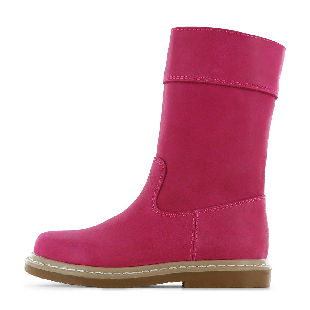 Shoesme leren laarzen fuchsia