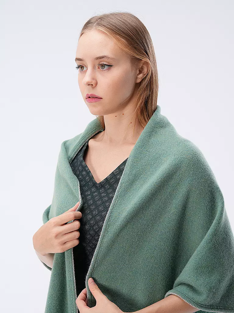 STAPF Cape - Poncho BIBI grün