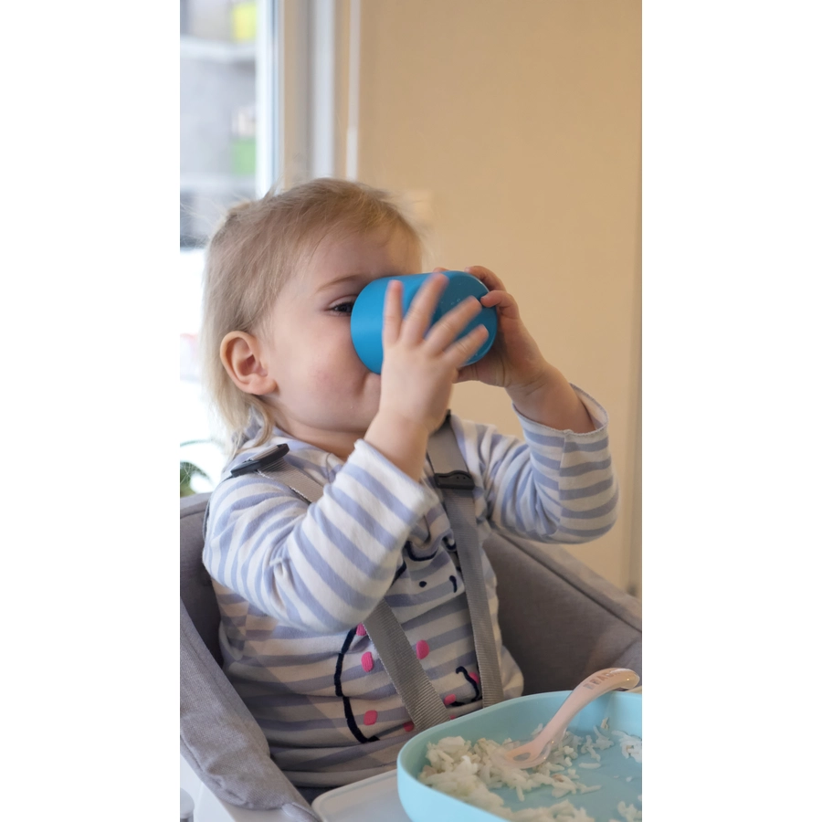 BEABA® Silikonbecher in blau