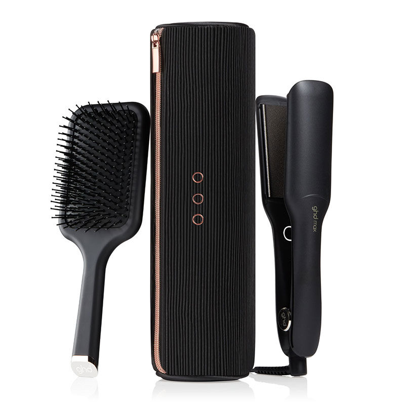 Coffret d'Exception styler Max avec brosse plate et pochette