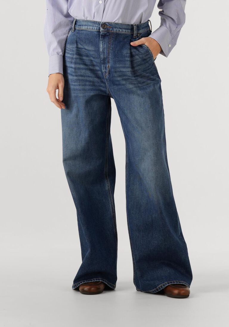 blauwe max mara wide jeans ortles