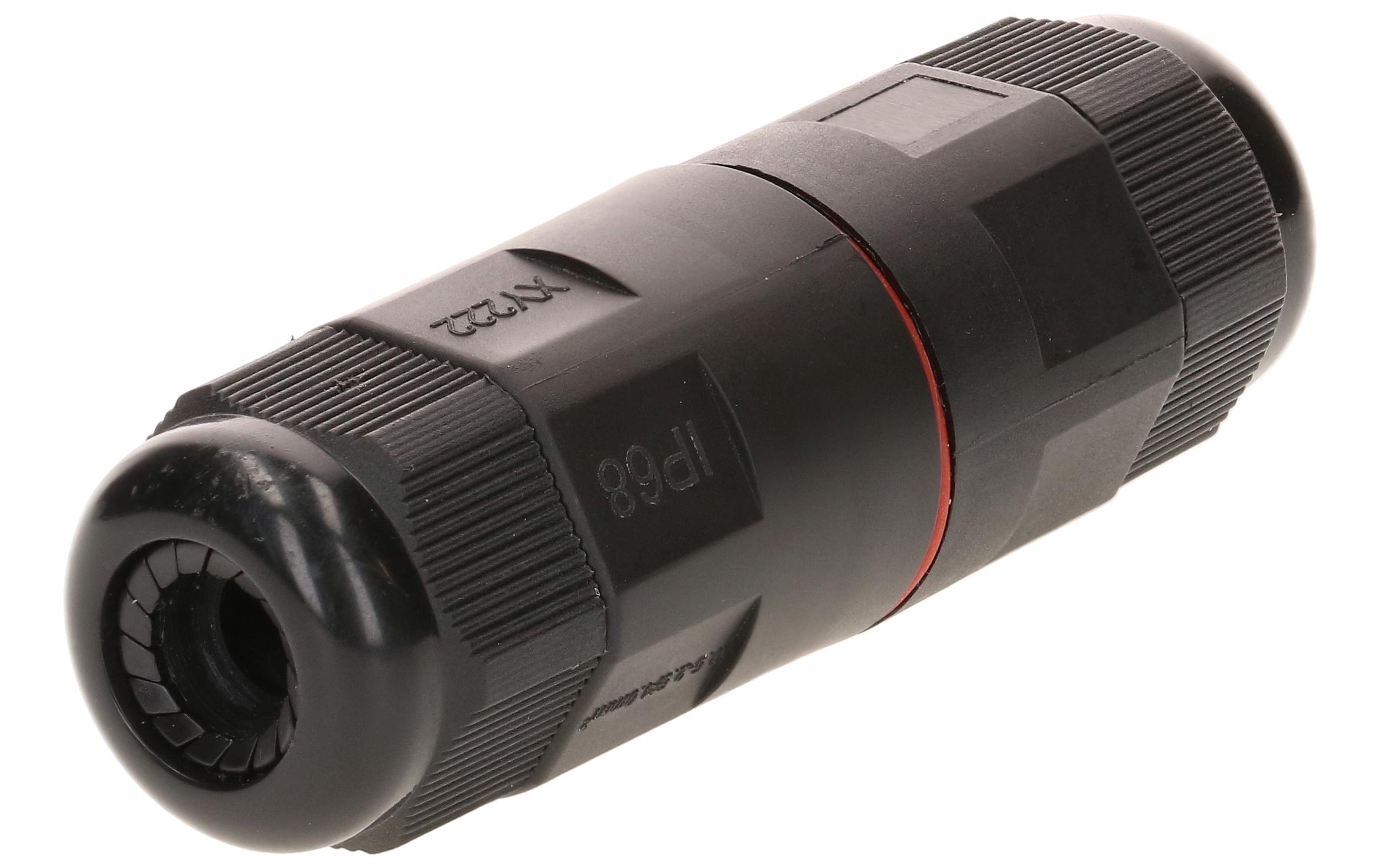 Verbindungsmuffe IP68, 6.5 - 11 mm, SchwarzKabelverbinder für den Aussenbereich