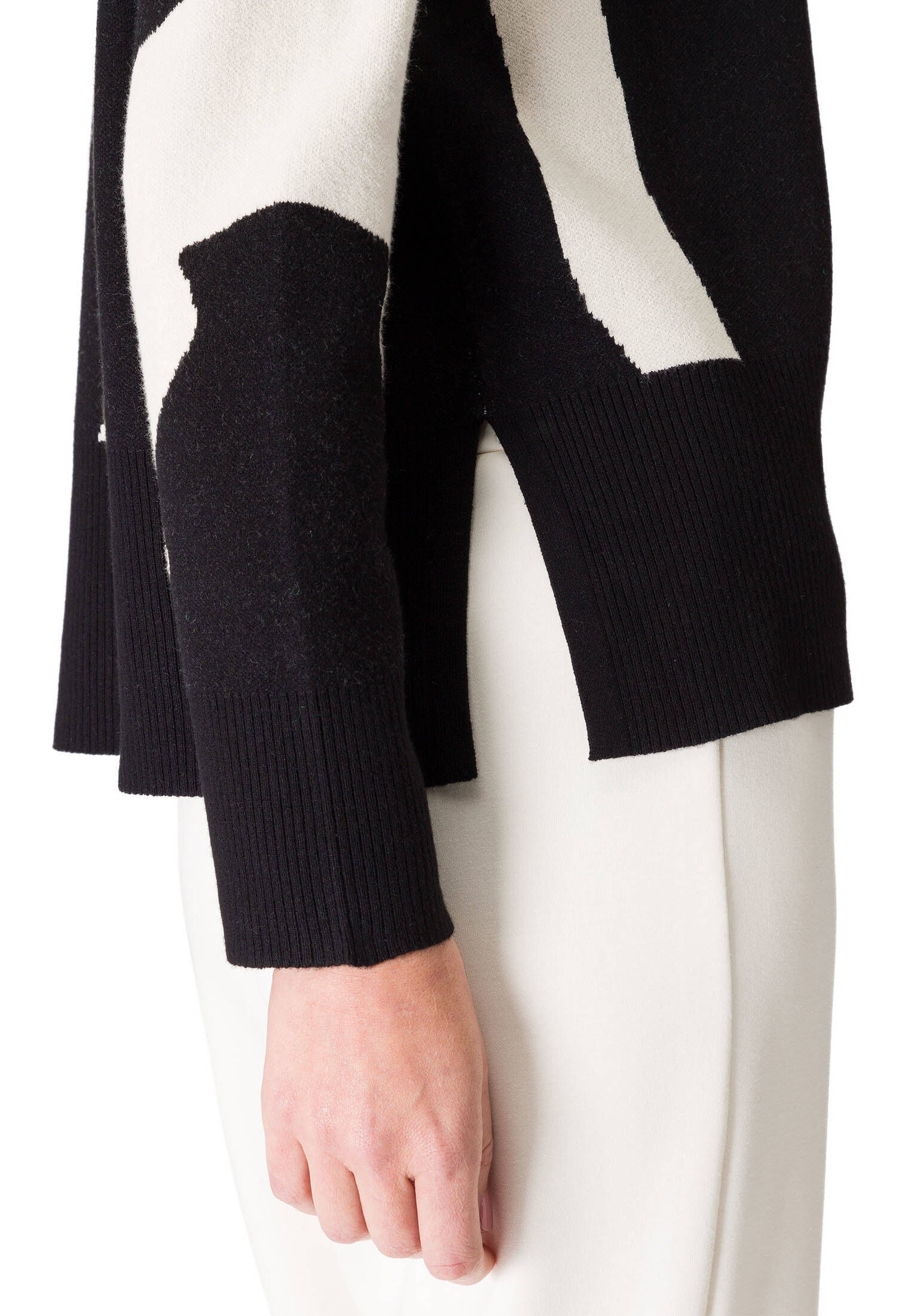 zero| Damen Pullover mit grafischem Print