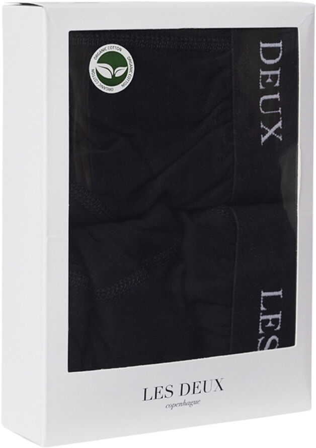 Les Deux Warren 2-Pack Boxers Black