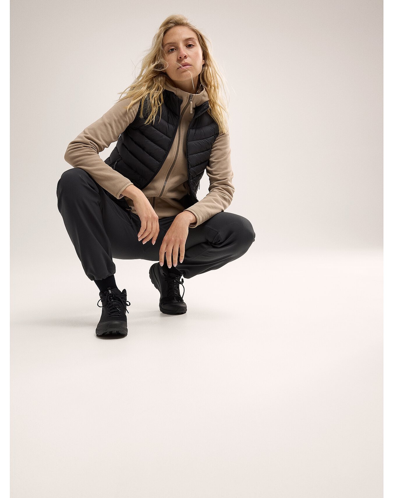 Cerium Vest Dame black