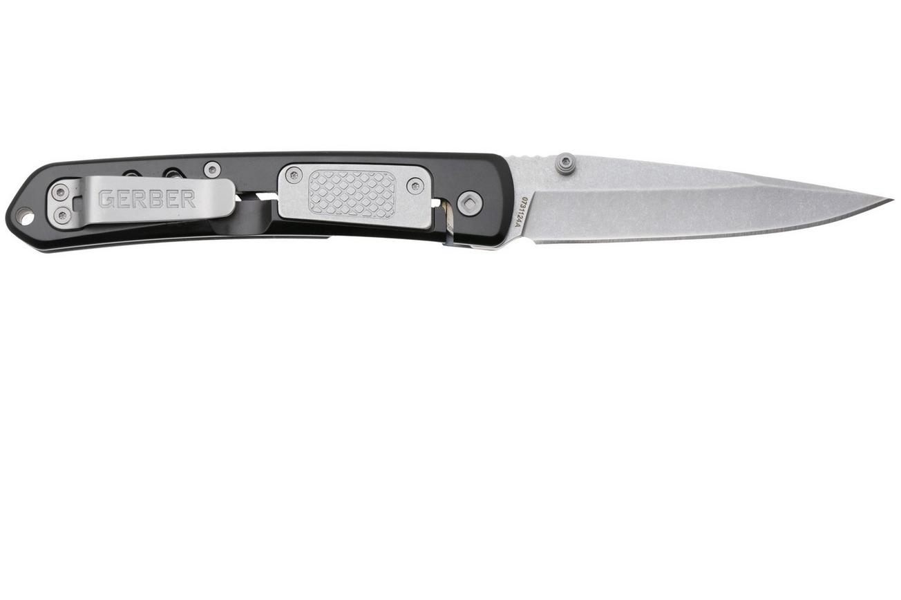 Gerber Affirm 1074310, Stonewashed 7Cr17Mov, Blue Aluminium zakmes