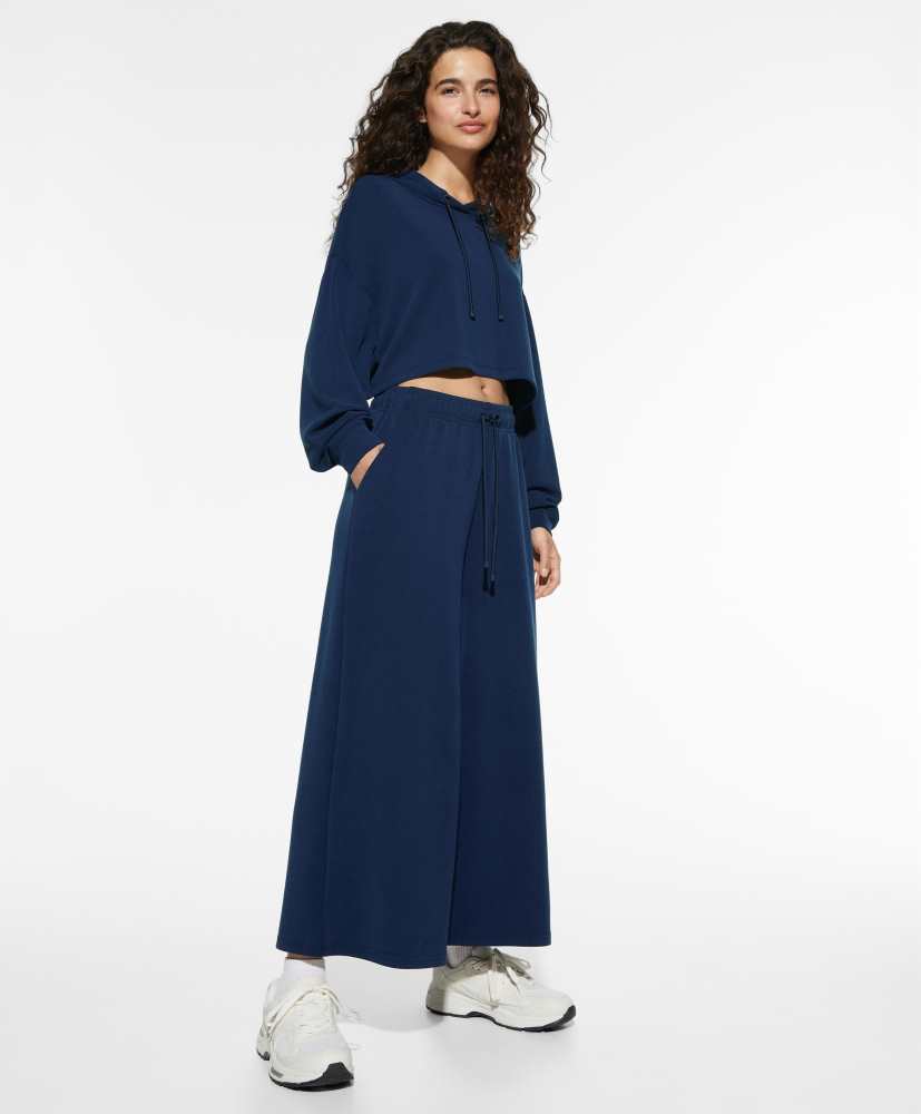 Moletom cropped de modal