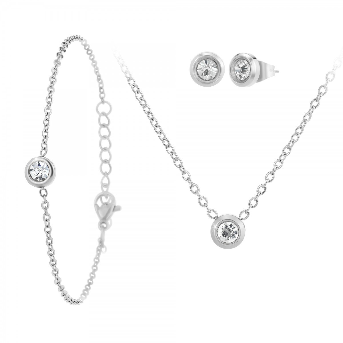 Parure SC Crystal ornée de Cristaux scintillants