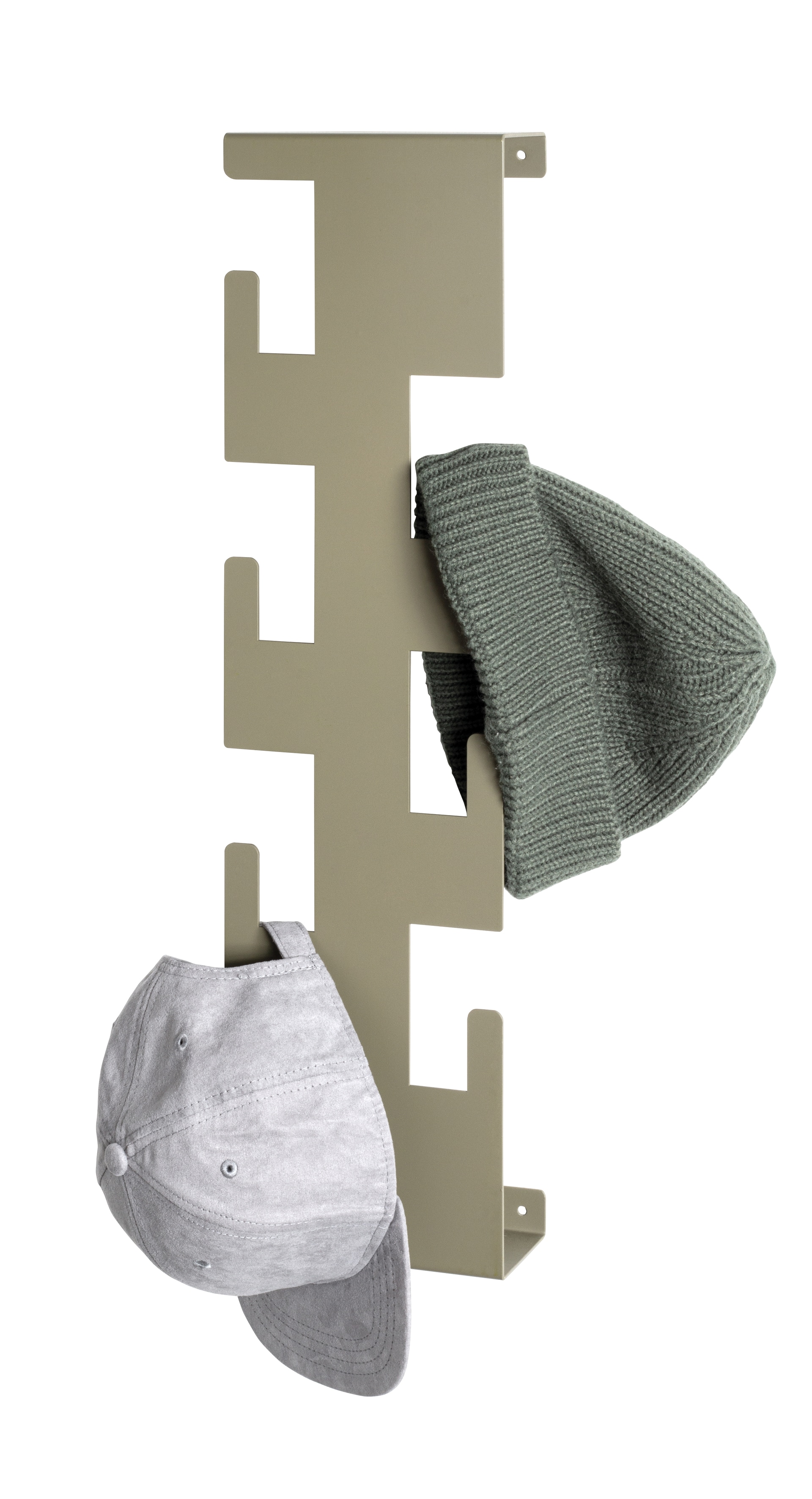 Wandgarderobe 15 x 60 cm grün