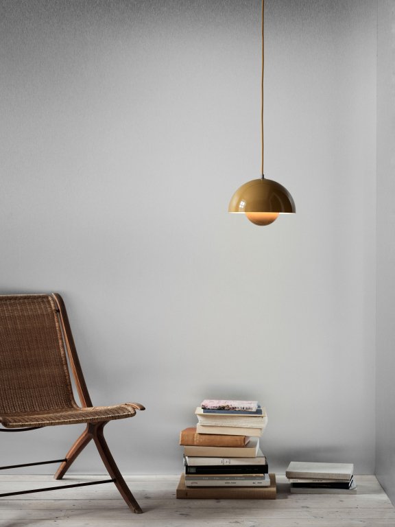 &tradition FlowerPot VP1 hanglamp Ø23 mat zwart