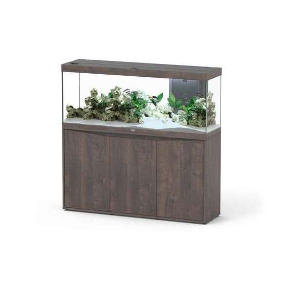 Aquarium équipé et meuble Splendid Led 2.0 Chêne Brun L150xP40xH61cm