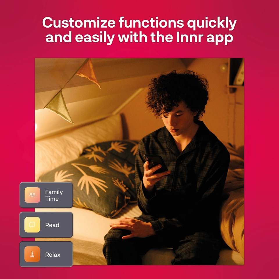 Innr - 1-Key Smart Button - Styr dine Innr Zigbee- og WiFi-lys ubesværet